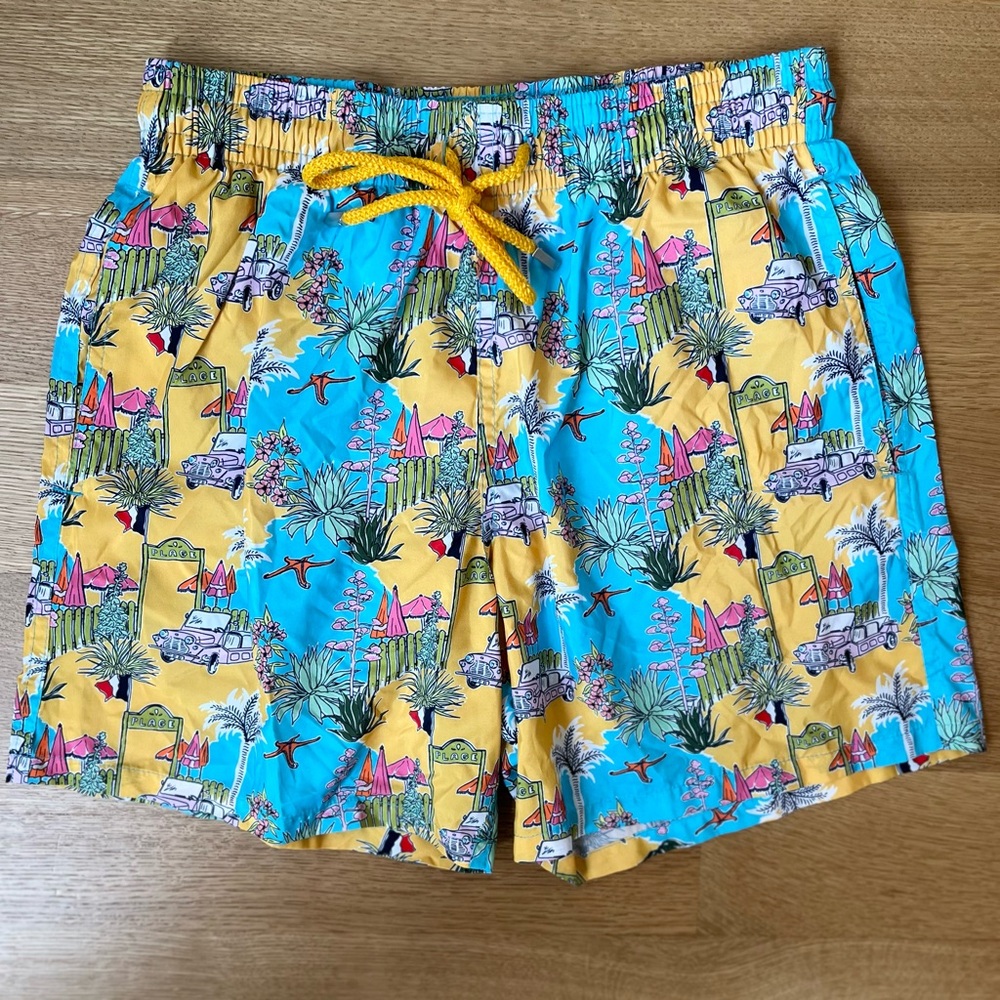 Vilebrequin Limited Edition 40th Anniversary Collector 2011 Swim Trunks Medium
